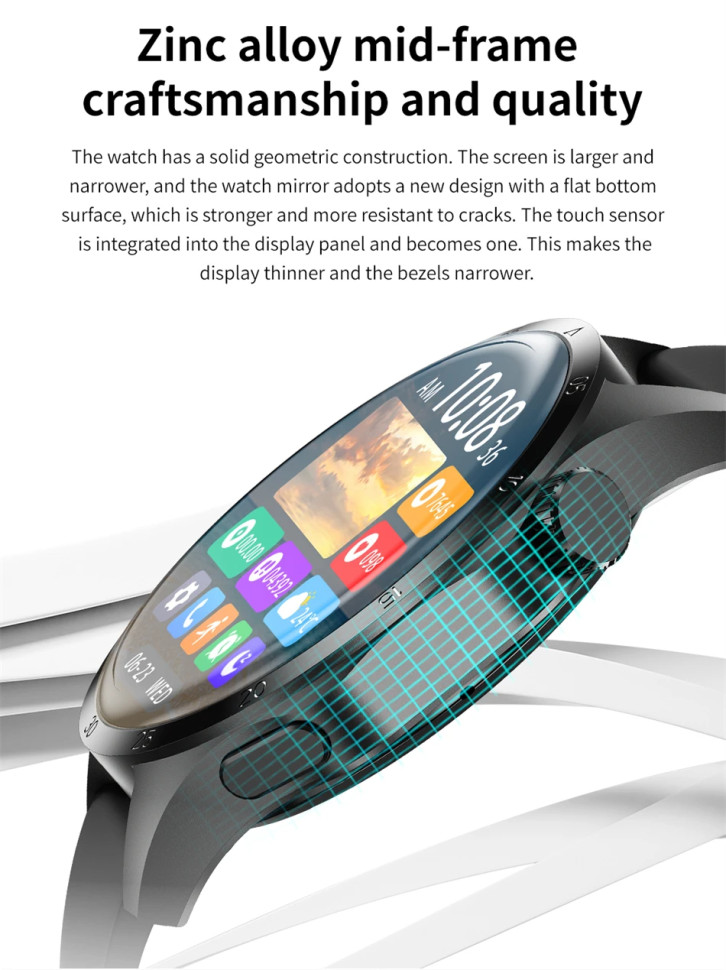 Смарт-годинник Smart Device 11 black steel, 2 ремінці