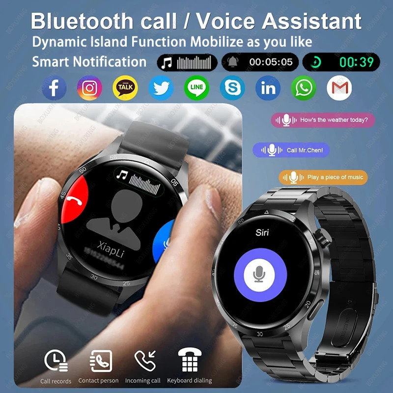 Смарт-годинник Smart Device 11 black steel, 2 ремінці