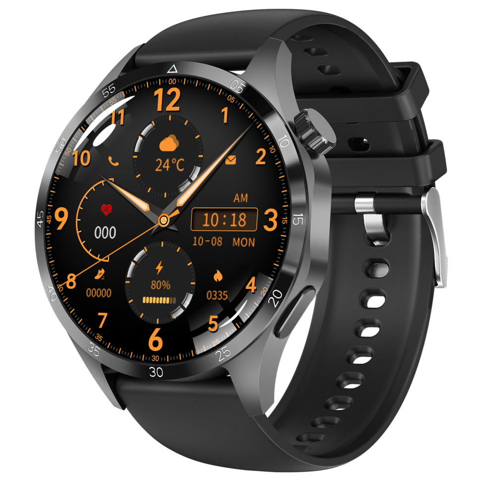 Смарт-годинник Smart Device 11 black steel, 2 ремінці