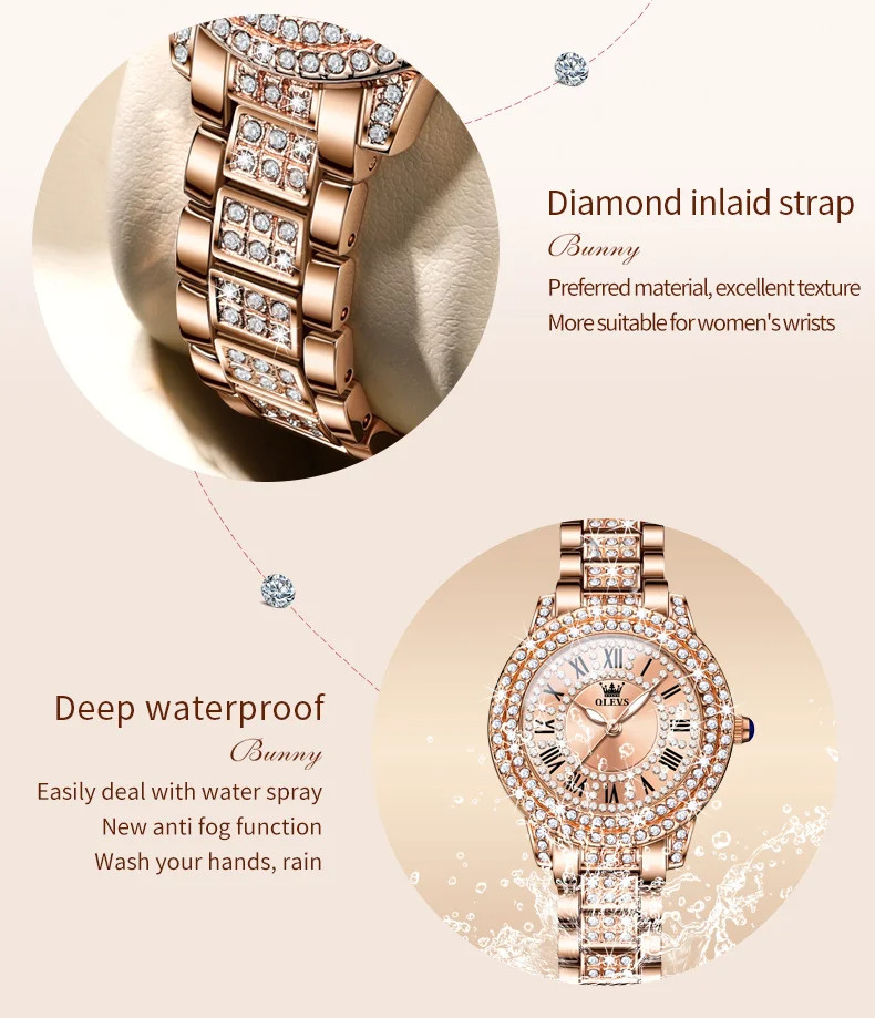 Жіночий годинник OLEVS gold