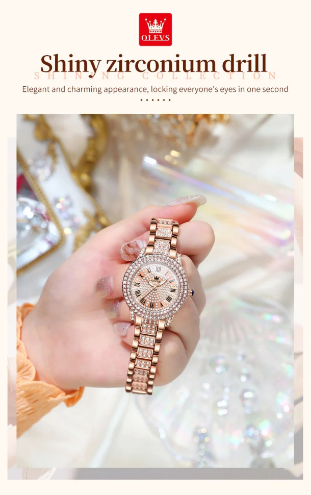 Жіночий годинник OLEVS gold