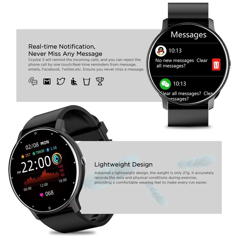 Смарт-годинник Smart Device 80 black 