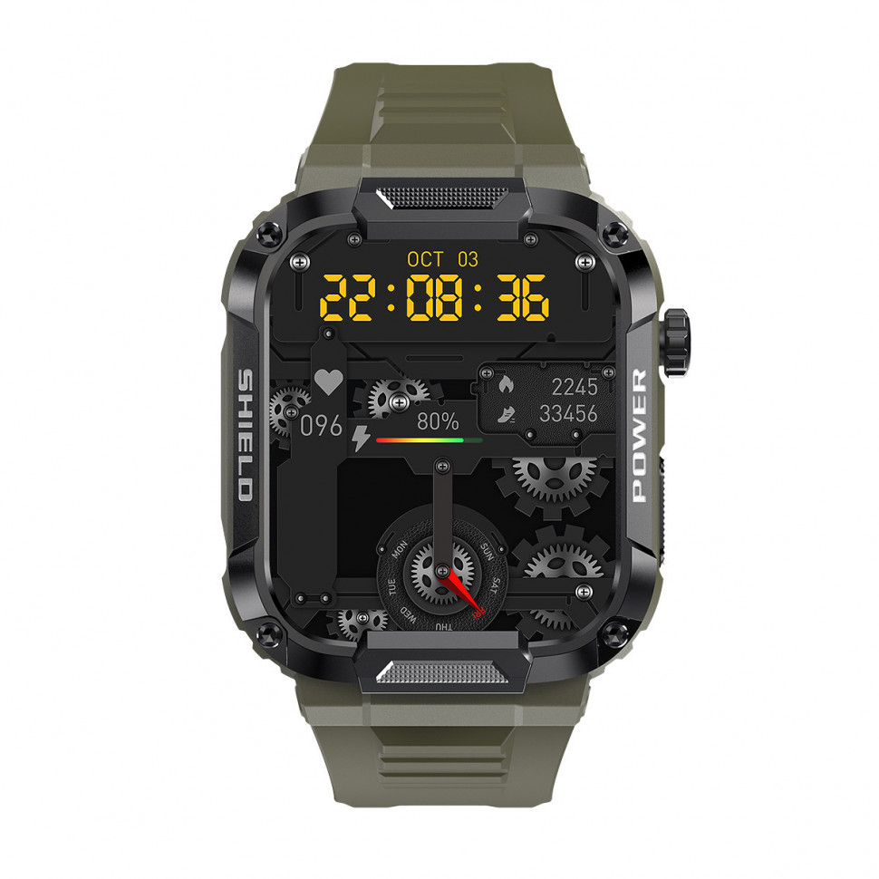 Смарт-годинник протиударний Smart Device 105 Army green