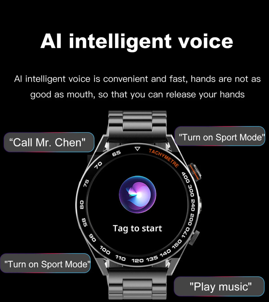 Смарт-годинник Smart Device 12 black, 2 ремінці