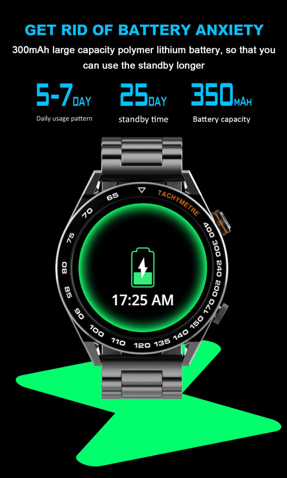 Смарт-годинник Smart Device 12 black, 2 ремінці