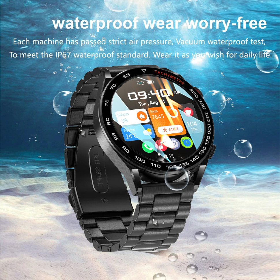 Смарт-годинник Smart Device 12 black, 2 ремінці