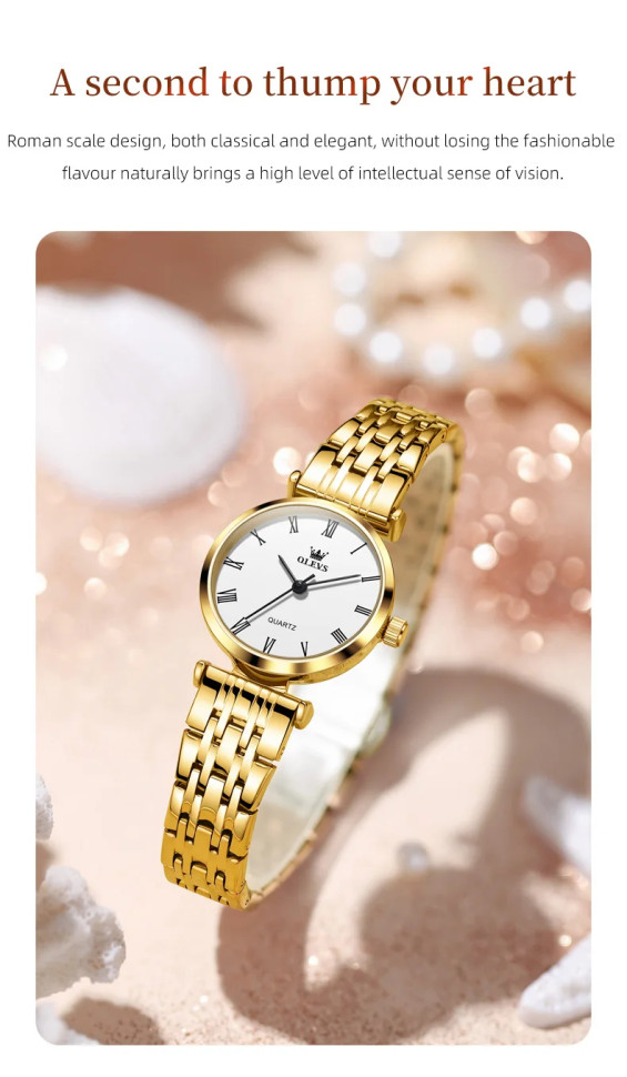 Жіночий годинник OLEVS gold 