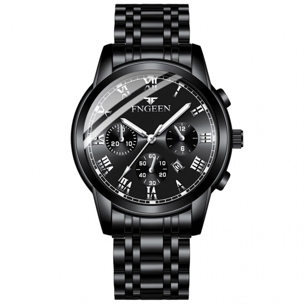 Чоловічий годинник FNGEEN black