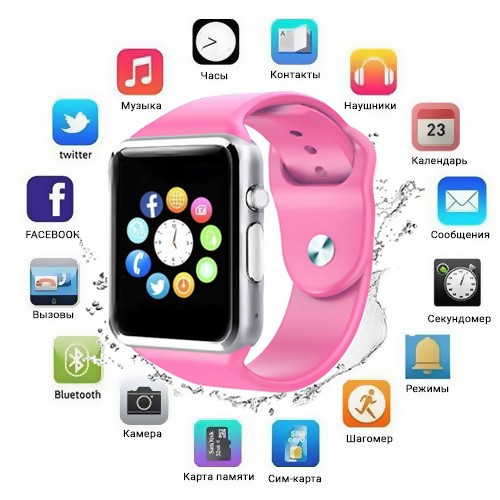 Смарт-годинник Smart Device 1 rose