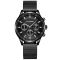 Чоловічий годинник CUENA black+silver