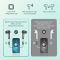 Навушники Bluetooth Air Music + Power Bank 72 Black  