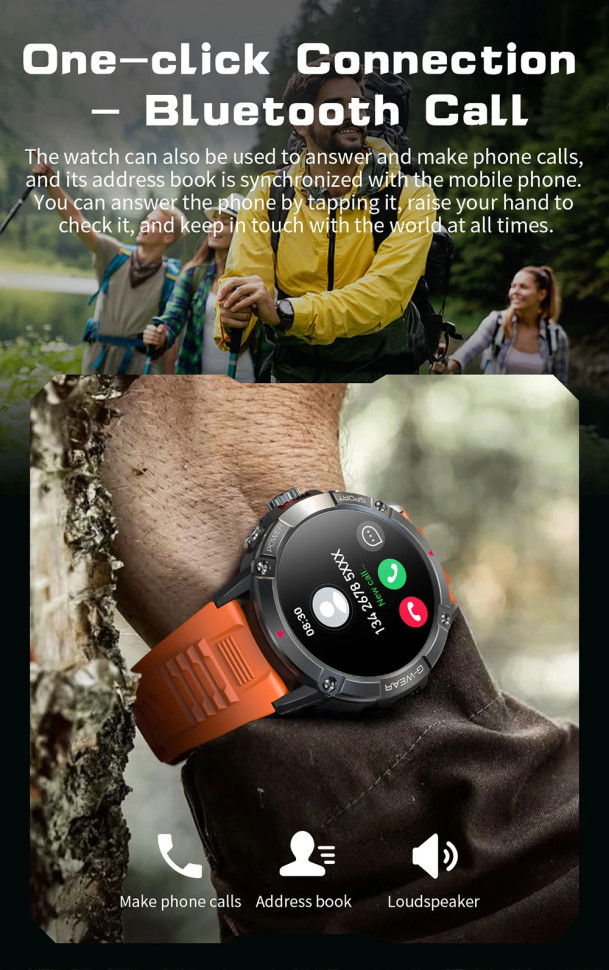 Смарт-годинник протиударний Smart Device 15 black