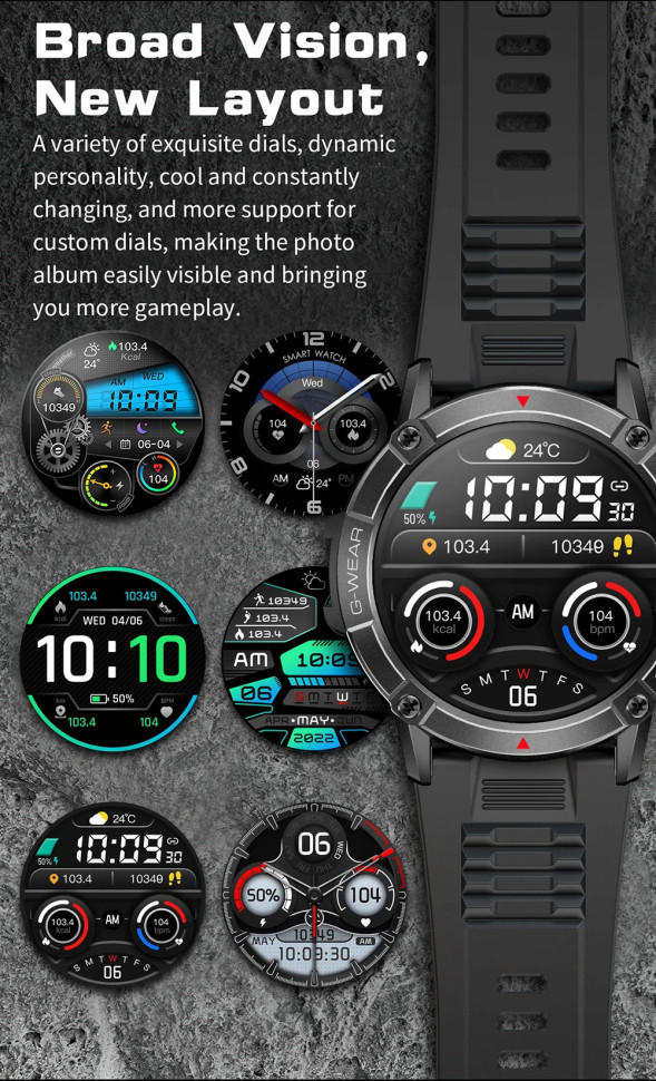 Смарт-годинник протиударний Smart Device 15 black