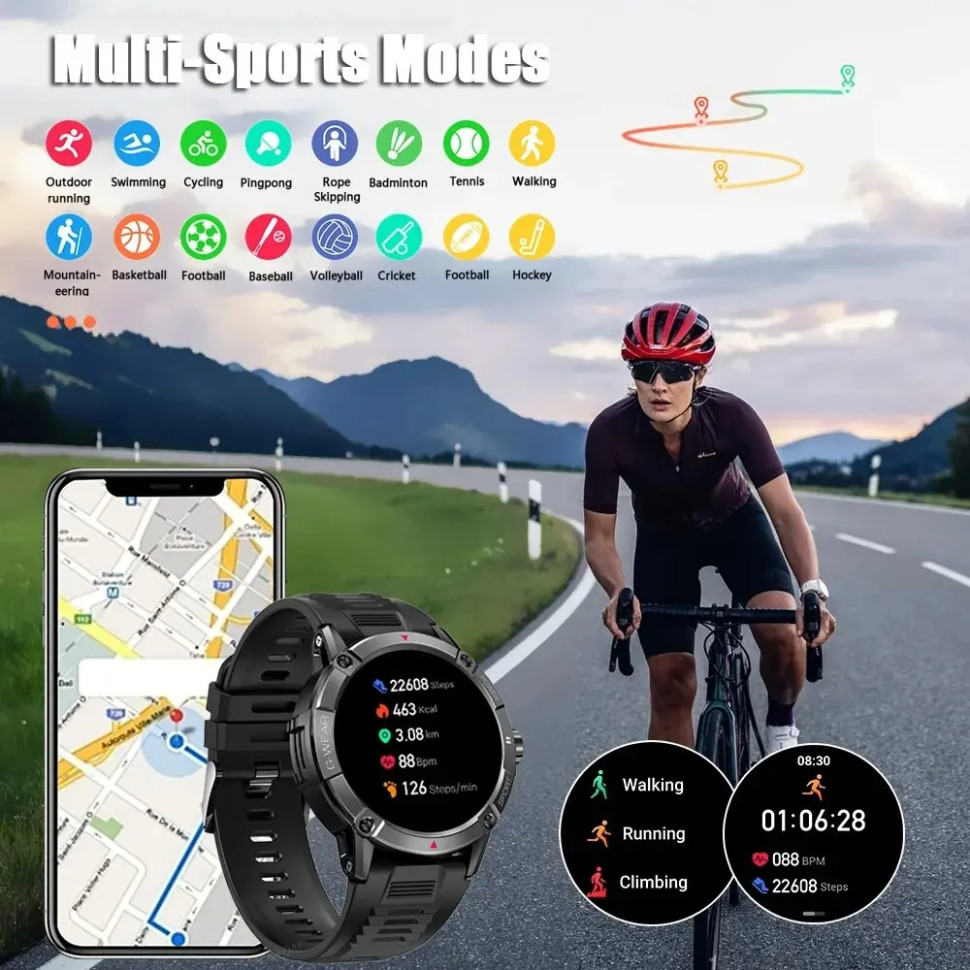 Смарт-годинник протиударний Smart Device 15 black