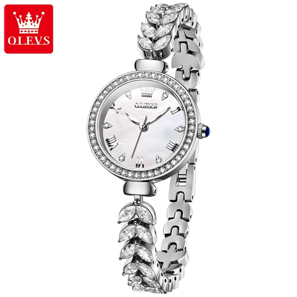 Жіночий годинник OLEVS silver
