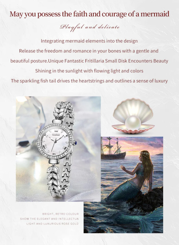 Жіночий годинник OLEVS silver