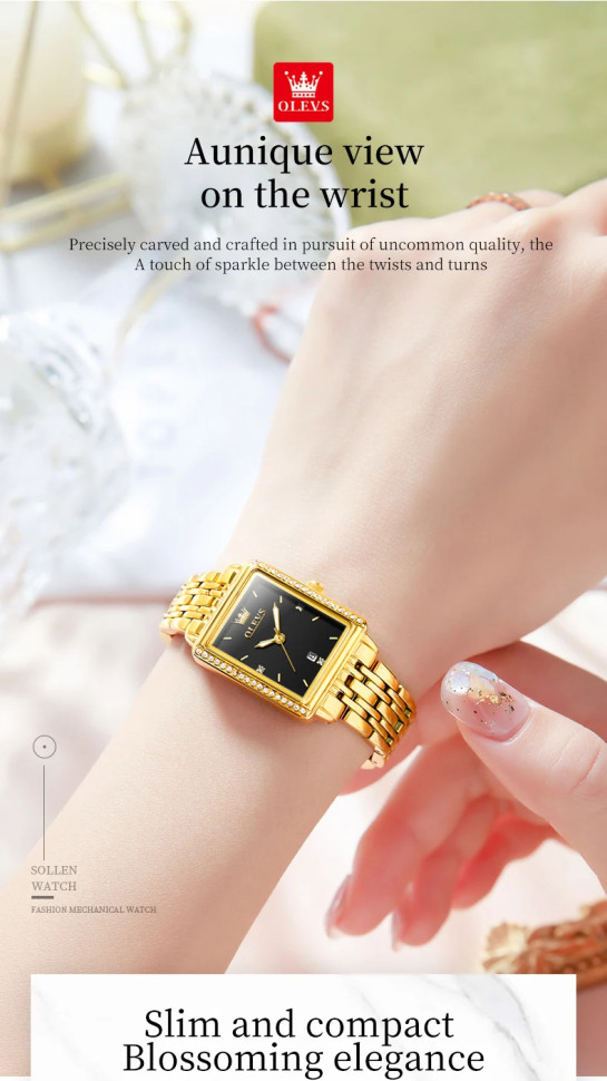 Жіночий годинник OLEVS gold  