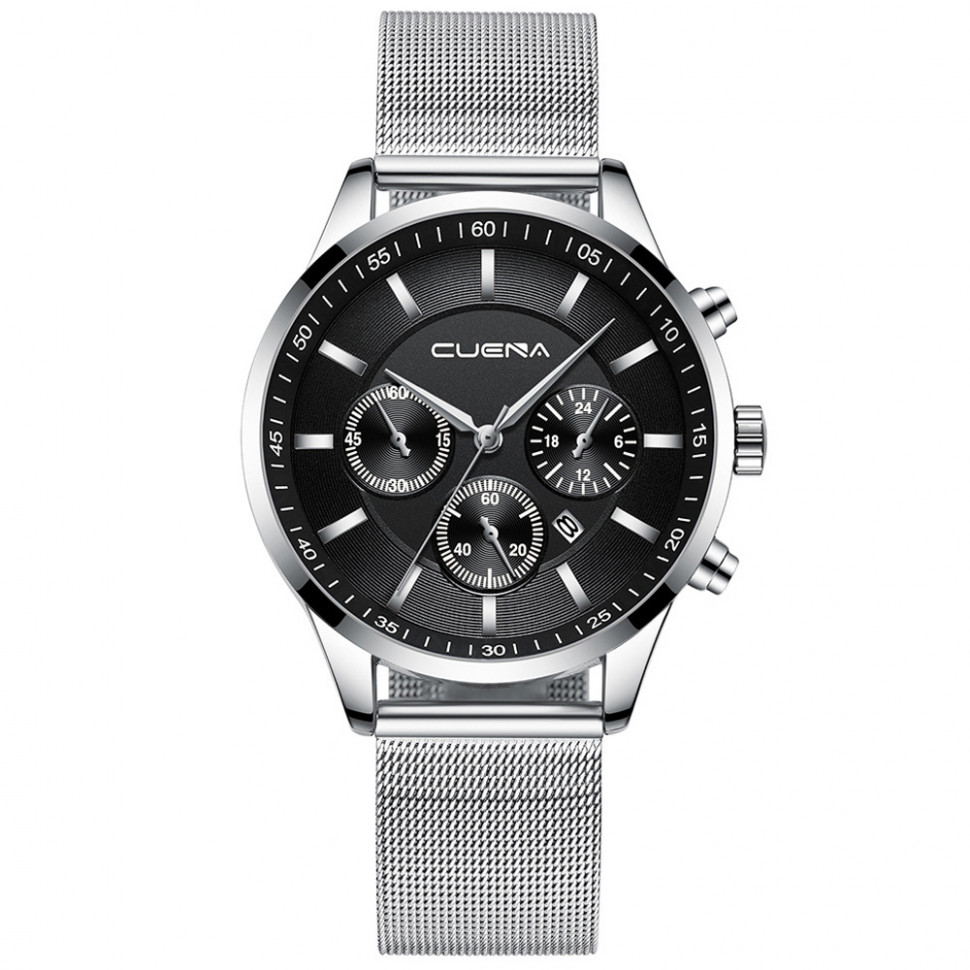 Чоловічий годинник CUENA silver
