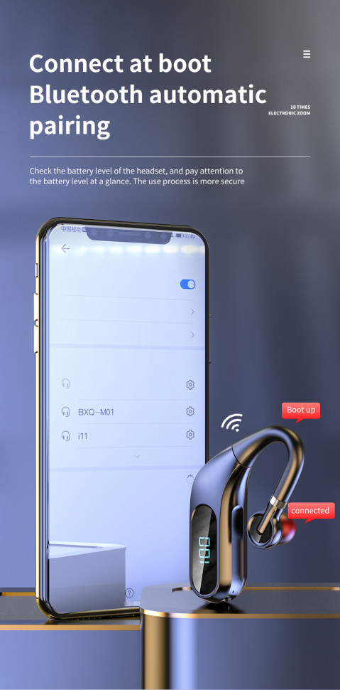 Bluetooth-гарнітура 23 black 