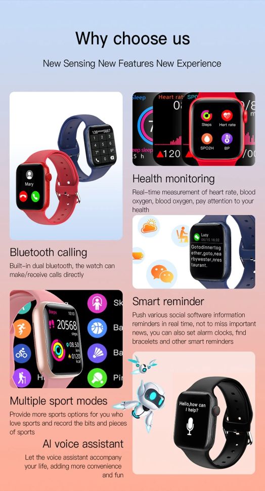 Смарт-годинник Smart Device 87 gold steel, 2 ремінці