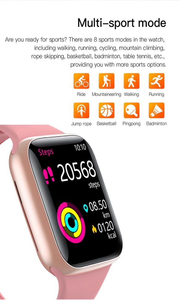 Смарт-годинник Smart Device 87 gold steel, 2 ремінці