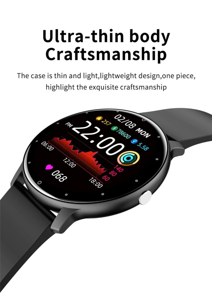 Смарт-годинник Smart Device 80 black steel, 2 ремінці