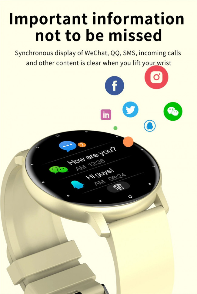 Смарт-годинник Smart Device 80 black steel, 2 ремінці