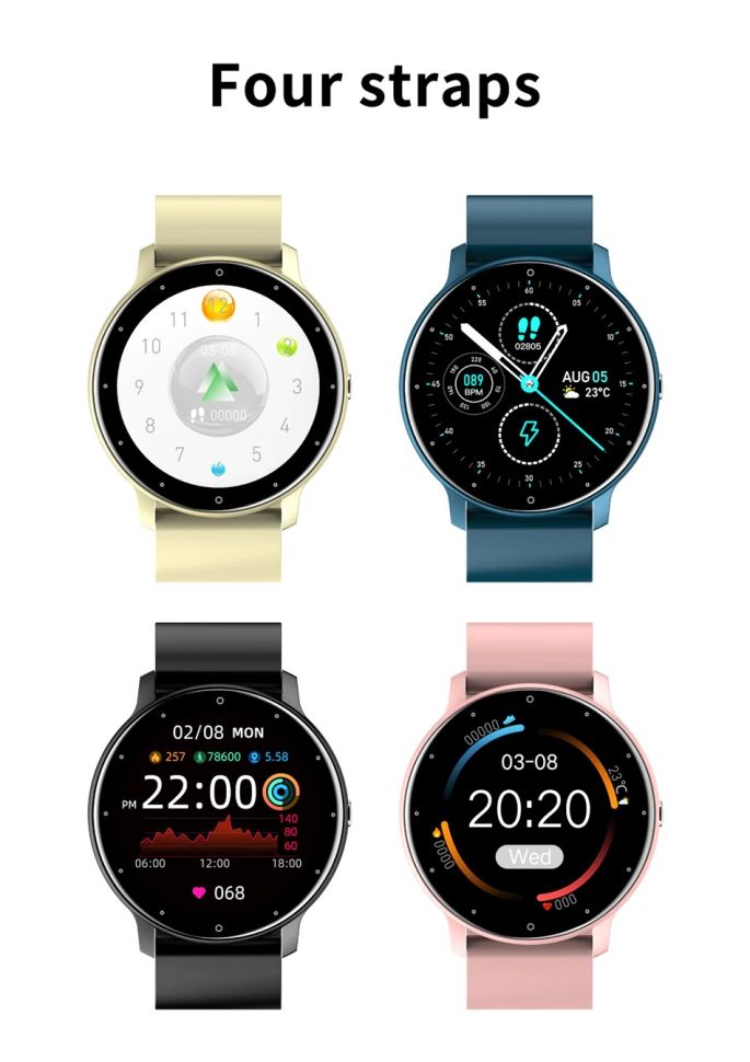 Смарт-годинник Smart Device 80 black steel, 2 ремінці