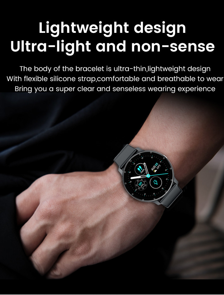 Смарт-годинник Smart Device 80 black steel, 2 ремінці