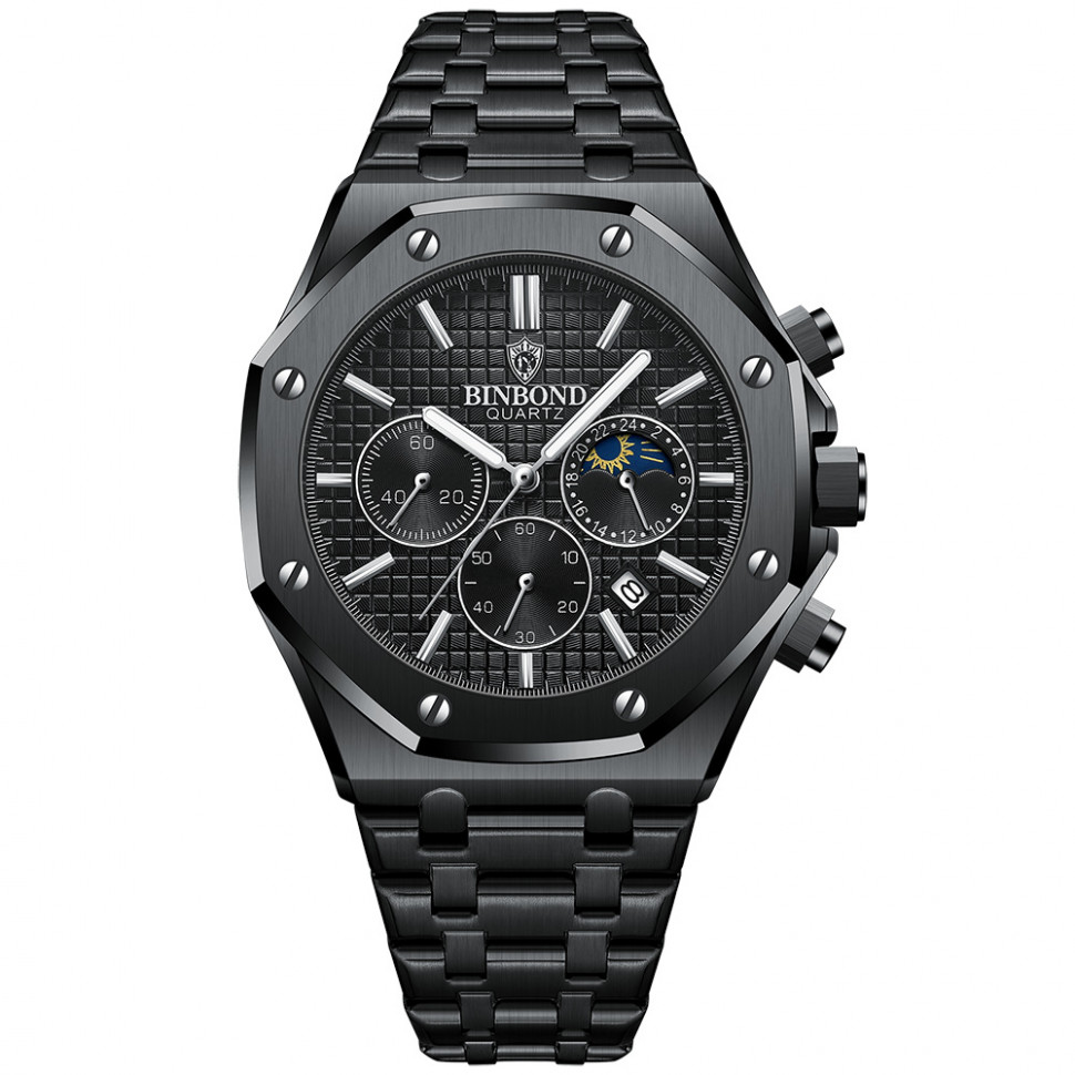 Чоловічий годинник BINBOND black