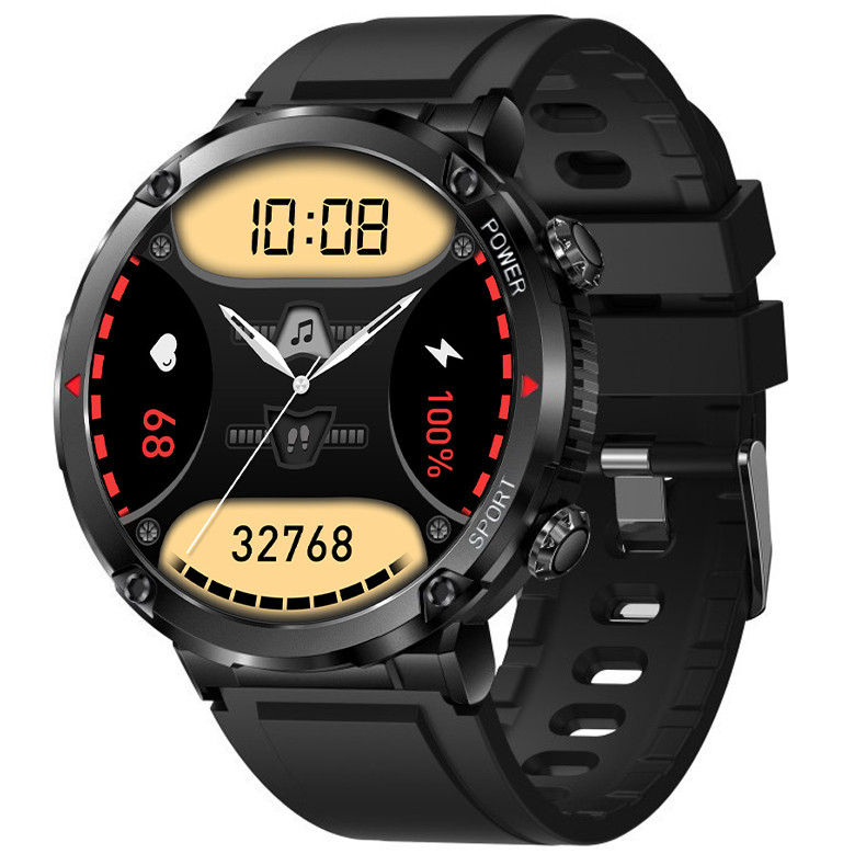 Смарт-годинник протиударний Smart Device 16 black silicon