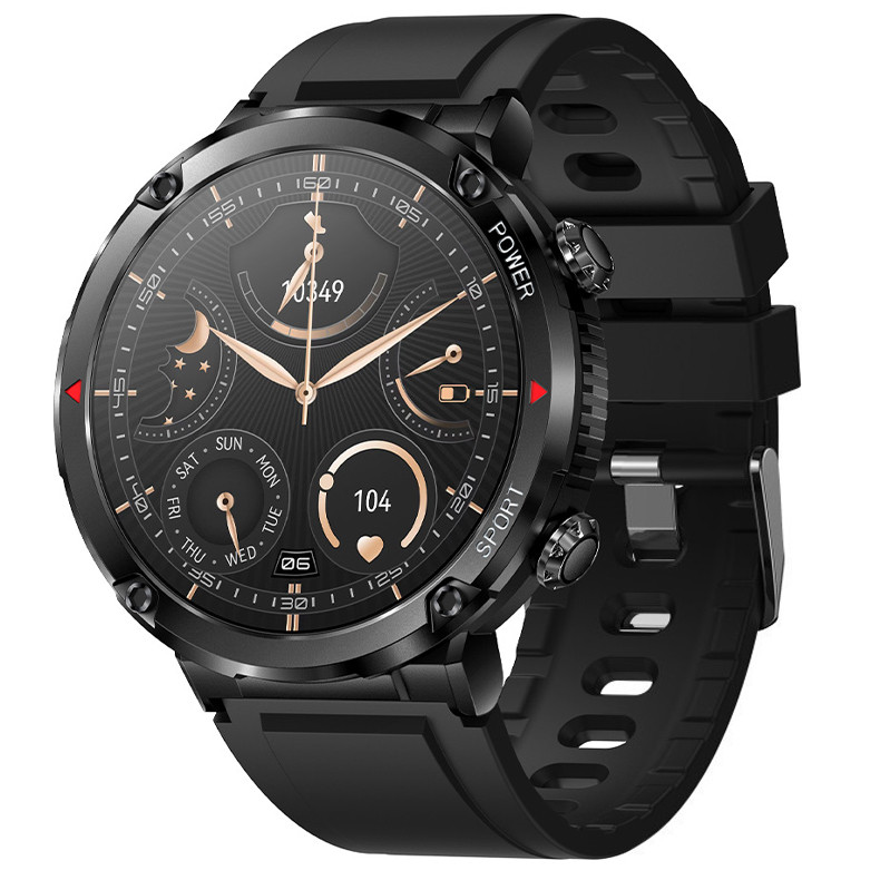 Смарт-годинник протиударний Smart Device 16 black silicon