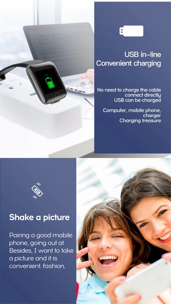 Смарт-годинник Smart Device 8 black