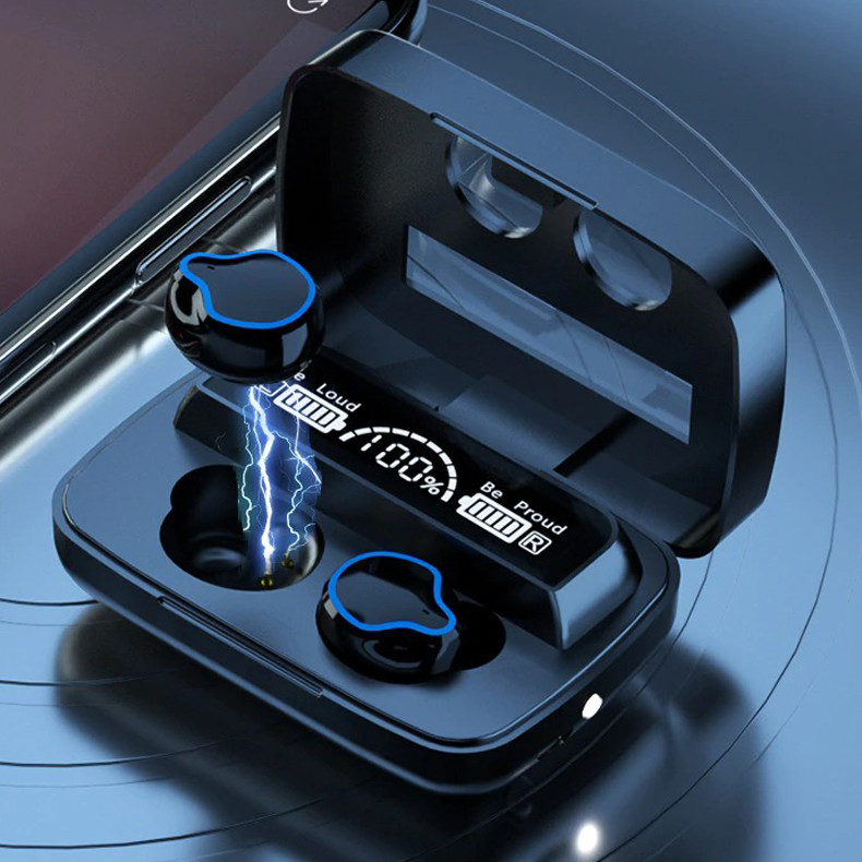 Навушники Bluetooth Air Music + Power Bank 57 black