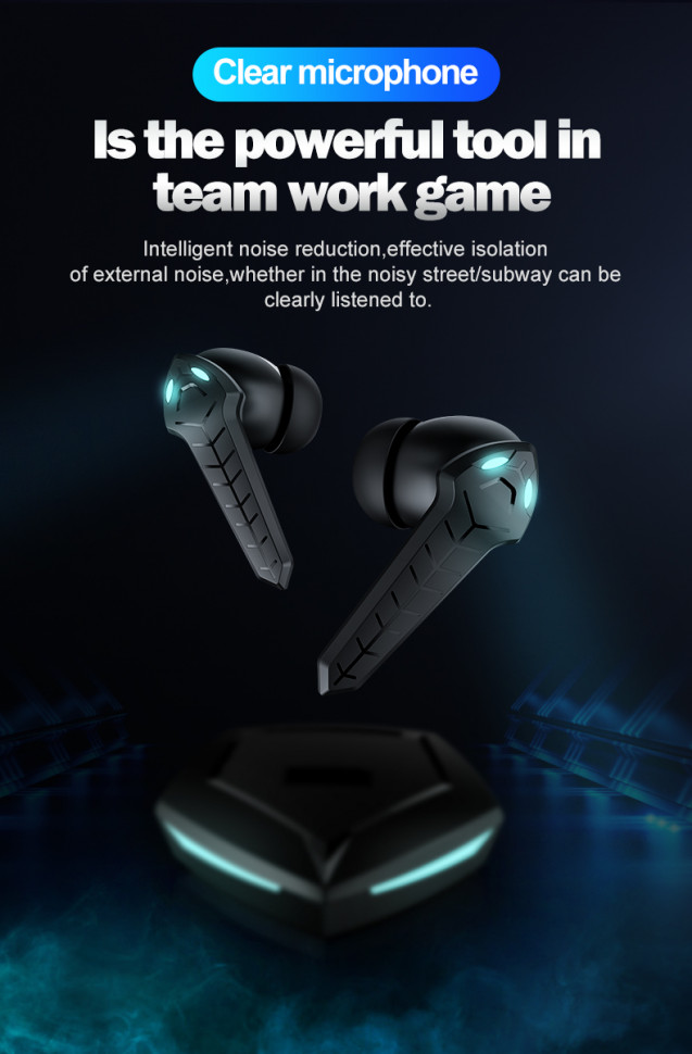 Навушники Bluetooth Air Music 74 black  