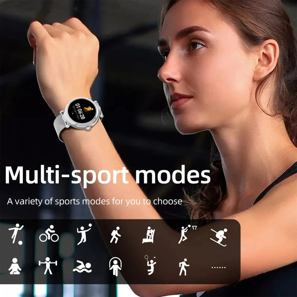 Смарт-годинник Women's Smart Device 11 gold steel 