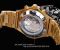 Чоловічий годинник механічний Forsining gold + black