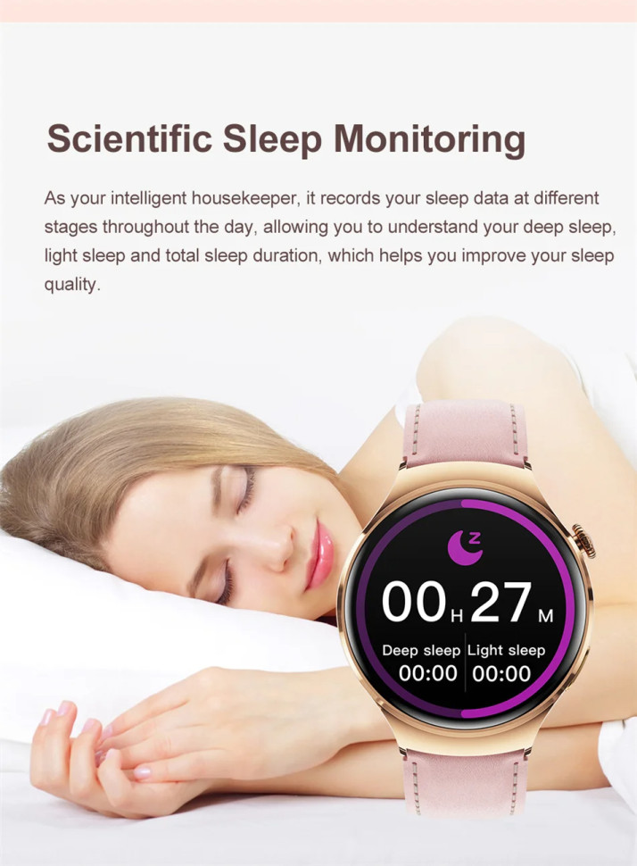 Смарт-годинник Women's Smart Device 12 gold steel