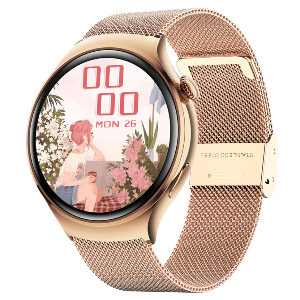 Смарт-годинник Women's Smart Device 12 gold steel