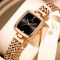 Жіночий годинник POEDAGAR gold + black