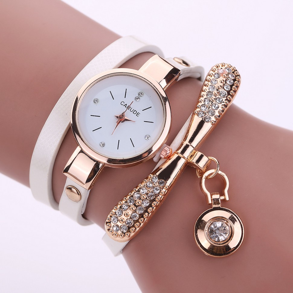Жіночий годинник CARUDE white 
