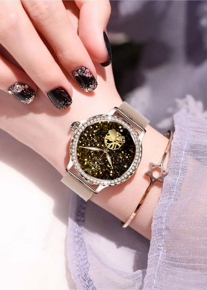 Смарт-годинник Women's Smart Device 13 gold steel  