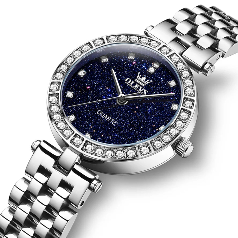 Жіночий годинник OLEVS silver 