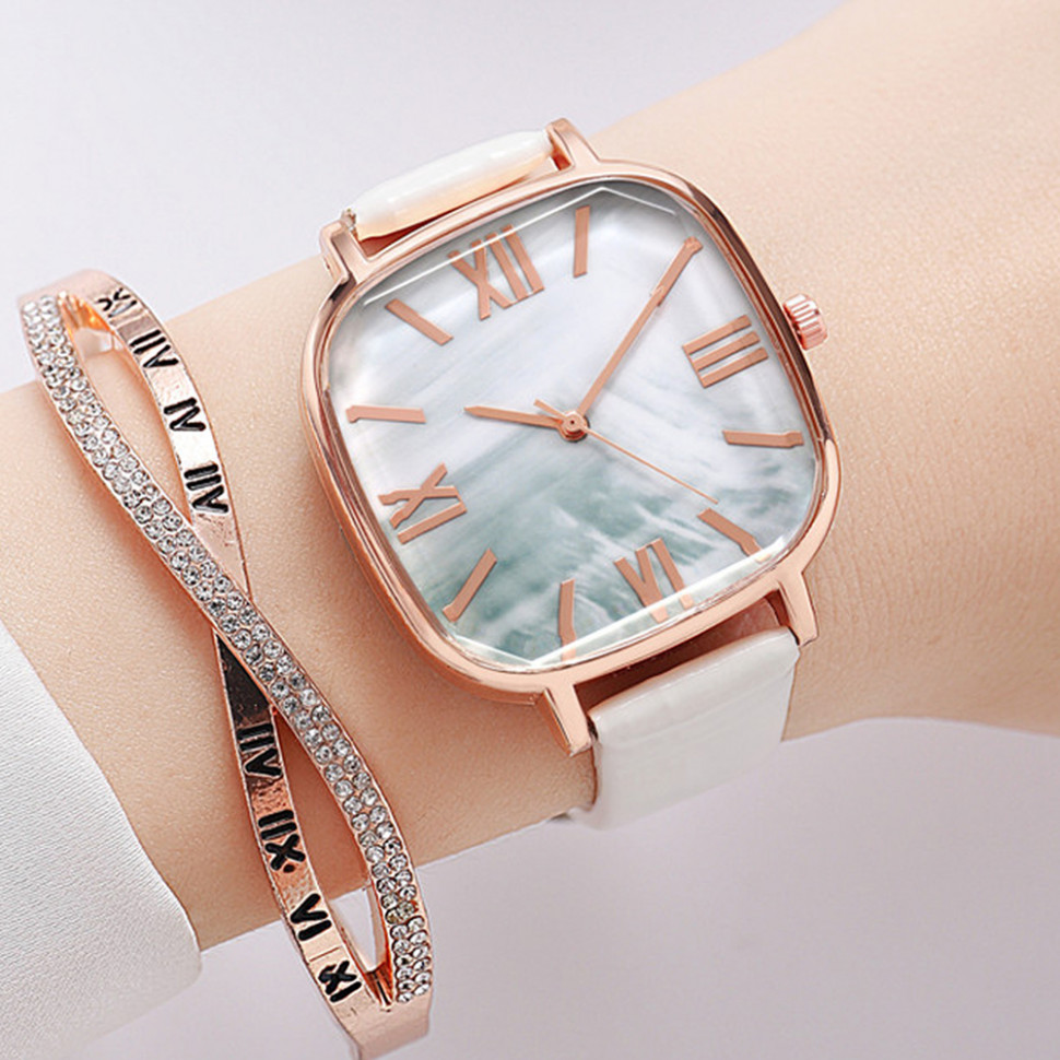 Жіночий годинник white №02280 