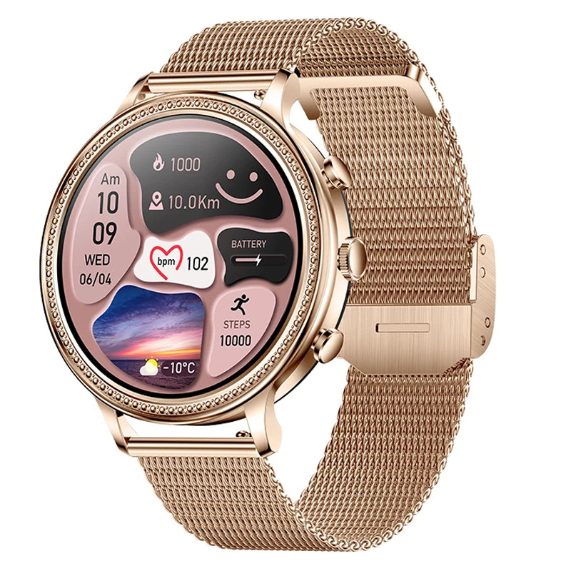 Смарт-годинник Women's Smart Device 14 gold steel  