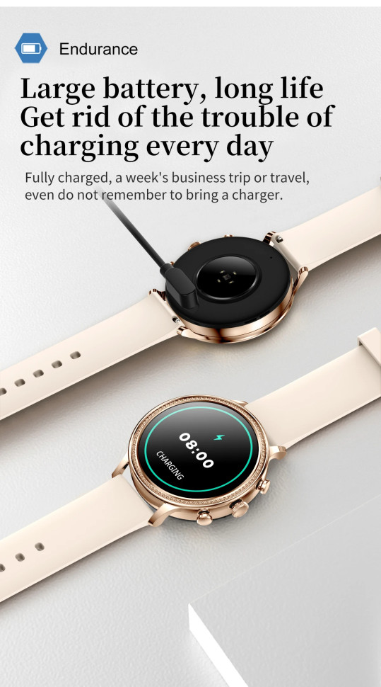 Смарт-годинник Women's Smart Device 14 gold steel  