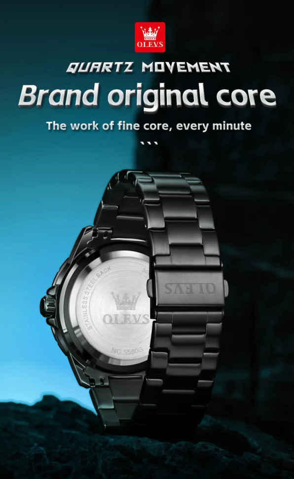 Чоловічий годинник OLEVS black