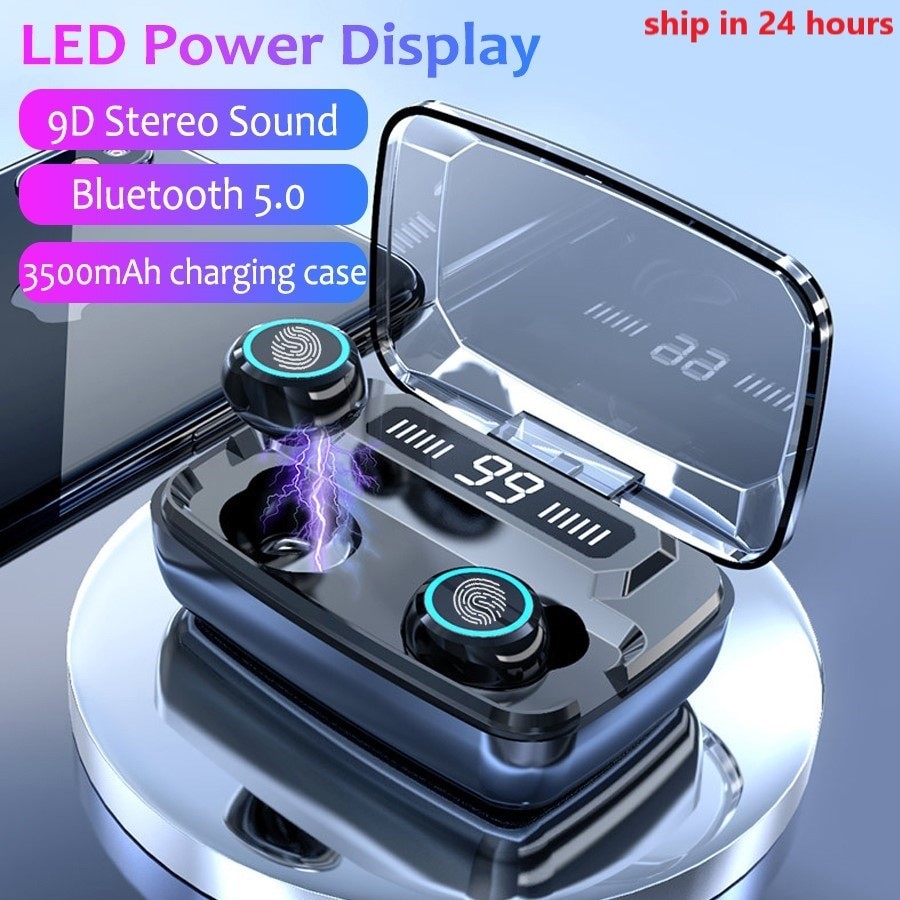 Навушники Bluetooth Air Music + Power Bank 42 Black