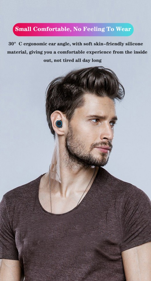 Навушники Bluetooth Air Music + Power Bank 42 Black