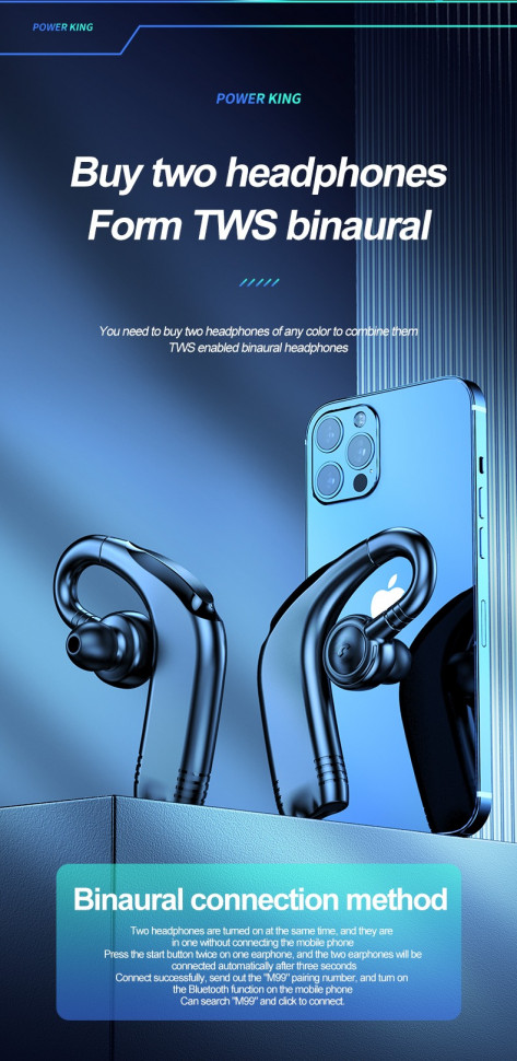 Bluetooth-гарнітура 36 black     